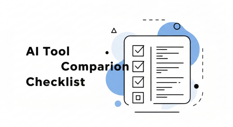 AI Tool Comparison Checklist: What to Look For