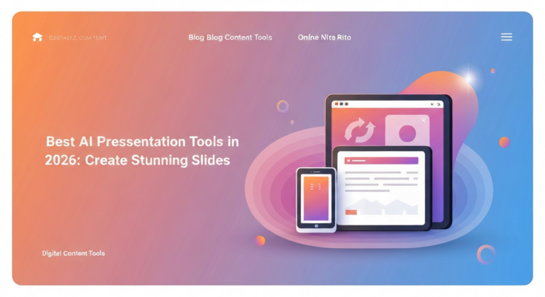 Best AI Presentation Tools in 2026: Create Stunning Slides in Minutes