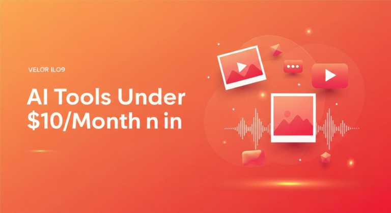 Best AI Tools Under $10/Month in 2026