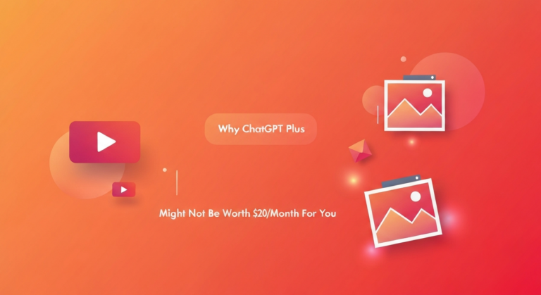 Why ChatGPT Plus Might Not Be Worth $20/Month For You