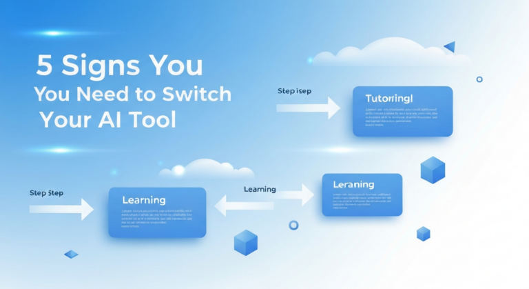5 Signs You Need to Switch Your AI Tool