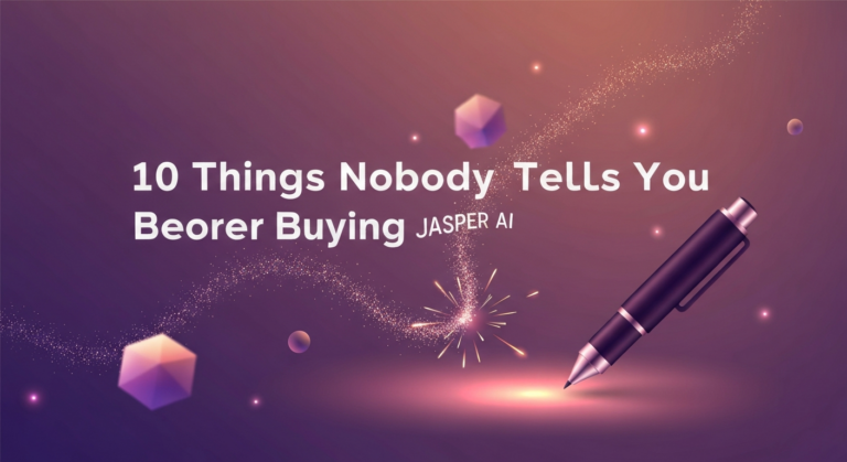 10 Things Nobody Tells You Before Buying Jasper AI