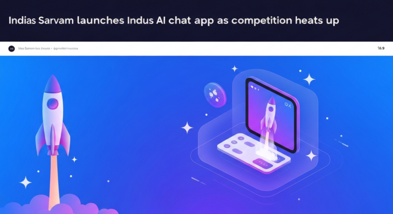 India’s Sarvam launches Indus AI chat app as competition heats up