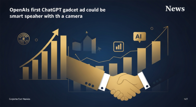 OpenAI’s first ChatGPT gadget could be a smart speaker with a camera