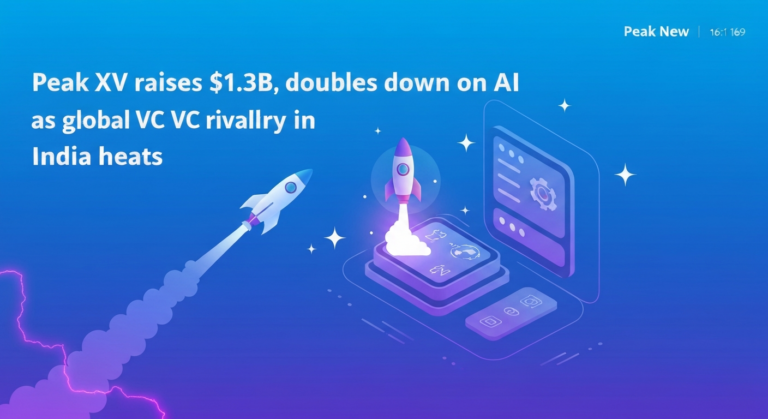 Peak XV raises $1.3B, doubles down on AI as global VC rivalry in India heats up