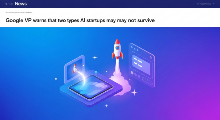 Google VP warns that two types of AI startups may not survive
