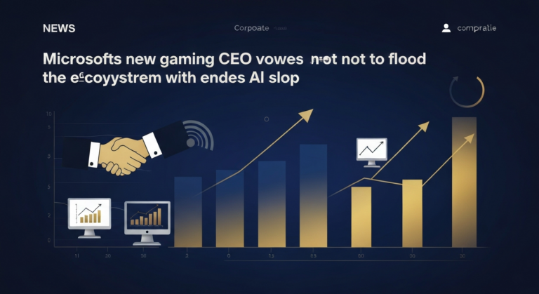 Microsoft’s new gaming CEO vows not to flood the ecosystem with ‘endless AI slop’