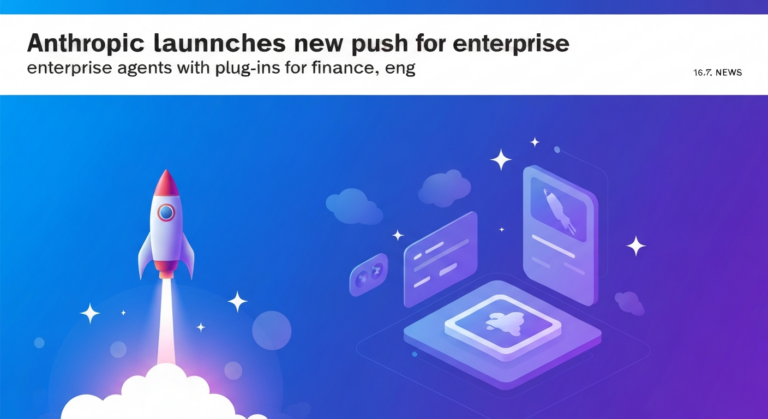 Anthropic launches new push for enterprise agents with plug-ins for finance, engineering, and design