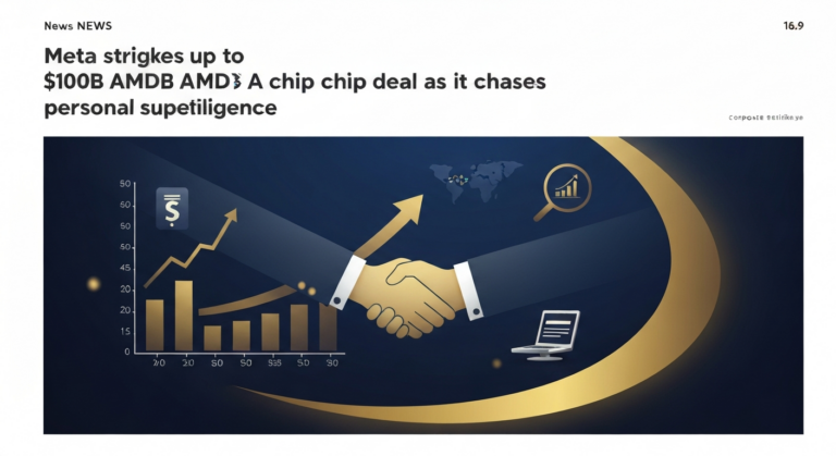 Meta strikes up to $100B AMD chip deal as it chases ‘personal superintelligence’