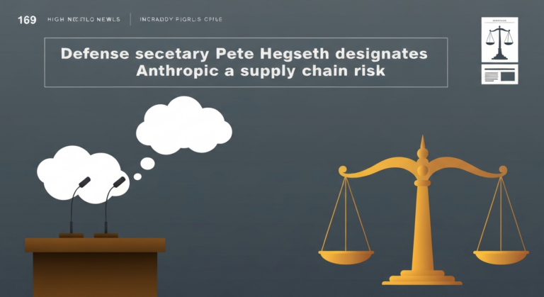 Defense secretary Pete Hegseth designates Anthropic a supply chain risk