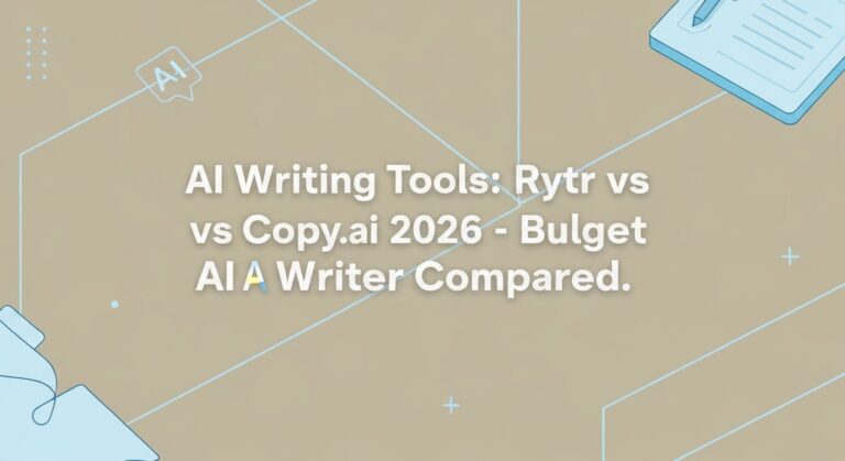 Rytr vs Copy.ai 2026: Best Budget AI Writer Compared