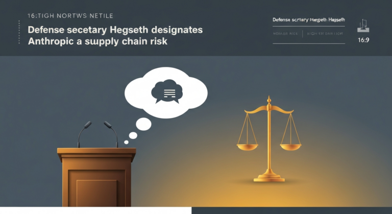 Defense secretary Pete Hegseth designates Anthropic a supply chain risk