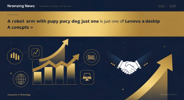 A robot arm with puppy dog eyes is just one of Lenovo’s new desktop AI concepts